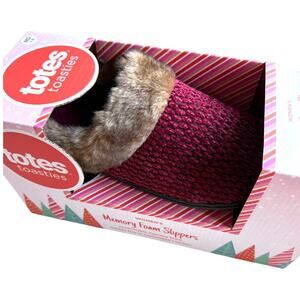 Totes Toasties Slippers Womens 7-8 NEW